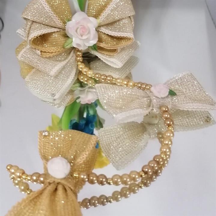 گلسر طلایی آویزی، شیک و خوشگل،